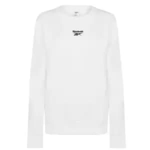 Reebok Logo Sweatshirt Womens - White