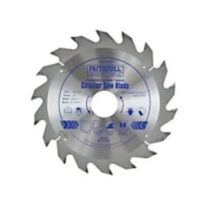 Faithfull TCT Circular Saw Blade 165 x 30 mm x 18T