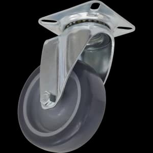 Sealey Swivel Plate Castor Grey 75mm