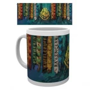 Harry Potter House Flags Mug