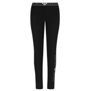 Emporio Armani Logo Band Leggings - Black