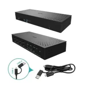i-tec Universal USB 3.0/USB-C/Thunderbolt Quattro 4K Display Docking Station + Power Delivery 100W