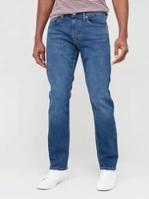 Levis 502 Taper Fit Jeans, Mid Blue, Size 30, Inside Leg Regular, Men