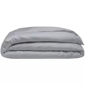 Belledorm 400 Thread Count Egyptian Cotton Oxford Duvet Cover (Double) (Platinum) - Platinum