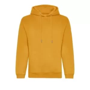 Awdis Mens Organic Hoodie (XXL) (Mustard Yellow)