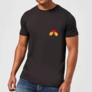 Disney Mickey Mouse Backside Mens T-Shirt - Black