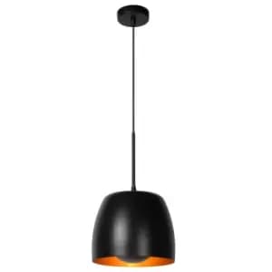 Nolan Classic Pendant Light - Ø24cm - 1xE27 - Black