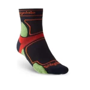 Bridgedale TRAIL RUN Ultralight T2 Coolmax Sport 3/4 Crew Mens - Large Navy