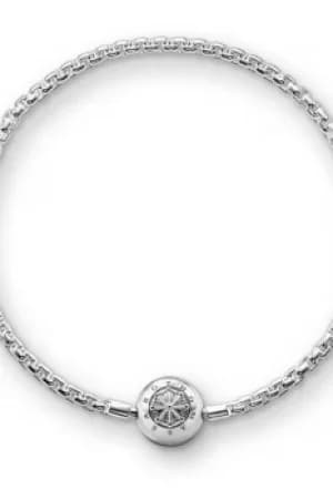 Ladies Thomas Sabo Sterling Silver Karma Beads Bracelet KA0001-001-12-L18