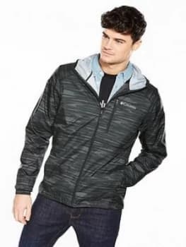 Columbia Flash Forward Printed Windbreaker Black Size 2XL Men