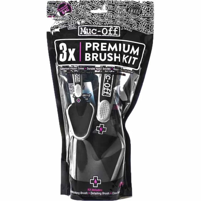 Muc-Off 3 x Premium Bike Cleaning Brush Kit