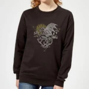 Harry Potter Thestral Womens Sweatshirt - Black