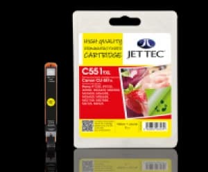 Jet Tec Canon CLI551XL Yellow Ink Cartridge