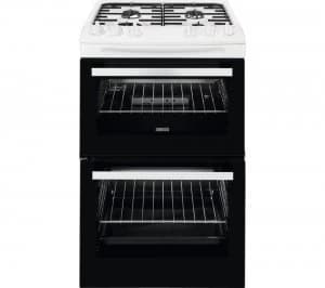 Zanussi ZCG43050WA Double Oven Gas Cooker