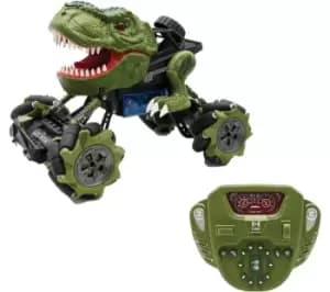 LEXIBOOK Crosslander Tirex RC57 All-Terrain RC Car - Green & Black, Green,Black