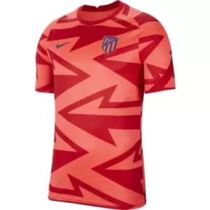Nike Atletico Madrid Pre Match Shirt 2021 2022 Mens - Orange