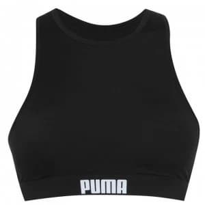 Puma Racer Back Swim Top - Black