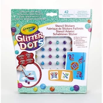 Crayola Glitter Dots Sticker Stencils