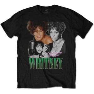 Whitney Houston - Always Love You Homage Unisex Large T-Shirt - Black