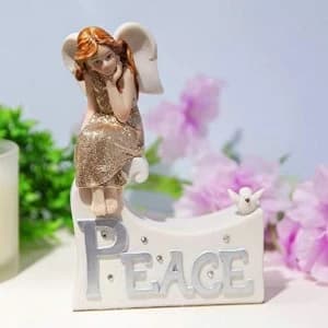 Thoughts Of You Angel Figurine - Peace