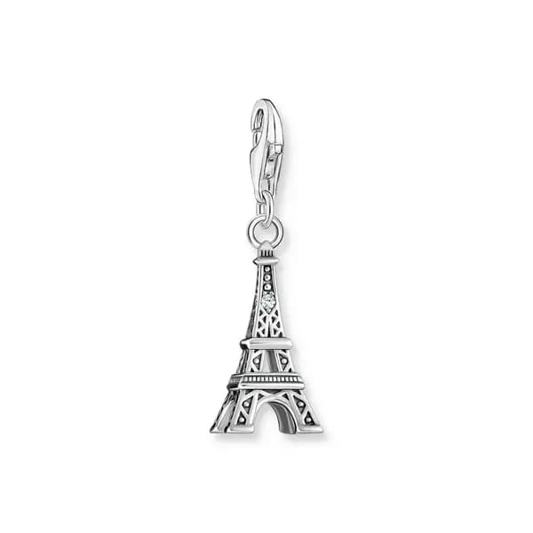 Thomas Sabo Charm Club Charmista Sterling Silver Zirconia Eiffel Tower
