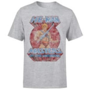 He-Man Distressed Mens T-Shirt - Grey - 3XL