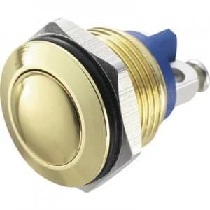 TRU COMPONENTS GQ 16B G Tamper proof pushbutton 48 Vdc 2 A 1 x OffOn IP65 momentary
