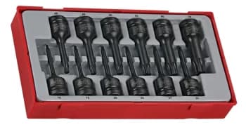 Teng Tools TT9212TX 12 Piece 1/2" Drive Impact TX Bit Socket Set