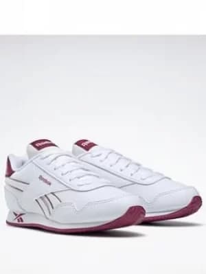 Reebok Royal Classic Jogger 3 Shoes, White/Purple, Size 1