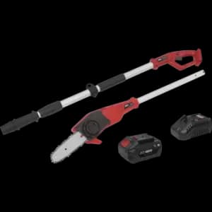Sealey CP20VTP02 20v Cordless Telescopic Tree Pruner Kit 1 x 4ah Li-ion Charger