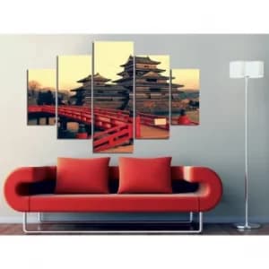 ST028 Multicolor Decorative MDF Painting (5 Pieces)