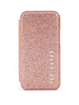 Ted Baker Glitter Folio Case For iPhone 12 / 12 Pro