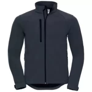 Russell Mens Water Resistant & Windproof Softshell Jacket (3XL) (French Navy)