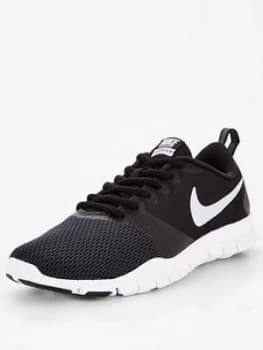 Nike Flex Essential - Black/White, Size 3, Women