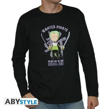 One Piece - Zoro Mens X-Large T-Shirt - Black