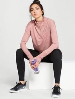 Nike Run Long Sleeve Element Top Pink Size L Women