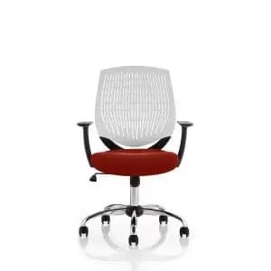 Dura White Back Bespoke Colour Seat Ginseng Chilli KCUP1701