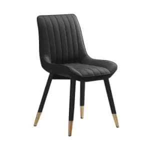 Mmilo Set Of 2 Brook Black Dining Chair