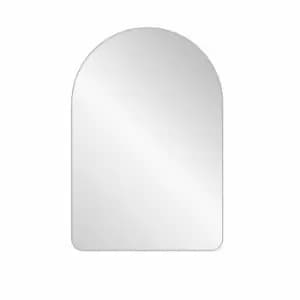 Nielsen Savio Arched Metal Wall Mirror, Silver, 75 x 50cm