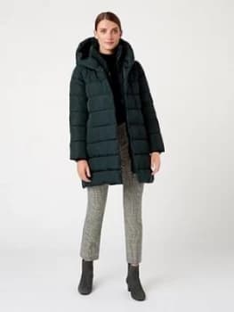 Hobbs Hadley Padded Coat - Deep Ivy