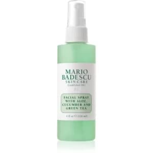 Mario Badescu Facial Spray with Aloe, Cucumber and Green Tea Cooling and Refreshing Mist for Tired Skin 118ml