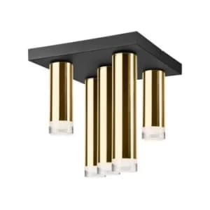 Diego Surface Mounted Downlight Gold, 5x E27