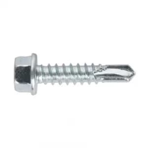 Self Drilling Screw 5.5 X 25MM Hex Head Zinc DIN 7504K Pack of 100