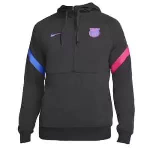 2021-2022 Barcelona Travel Fleece Hoody (Black)
