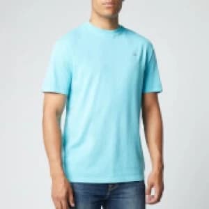 Tommy Jeans Mens Sunfaded Wash T-Shirt - Chlorine Blue - L