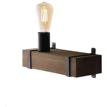 Fan Europe Lighting - Fan Europe Texas - Wall Light, Dark Brown, Antique Wooden, E27
