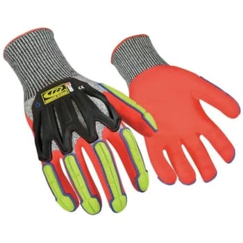 Medium Duty Impact Resistant Gloves Hi Viz Size 7 - Ansell
