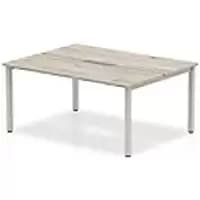 dynamic Computer Desk Evolve Plus B2P12GRYS Grey Oak 1200 mm x 1600 mm x 730 mm