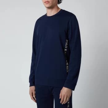 Polo Ralph Lauren Mens Loopback Jersey Long Sleeve Top - Cruise Navy - L