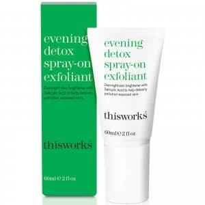 this works Evening Detox Spray-On Exfoliant 60ml